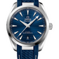 Omega Seamaster Aqua Terra Co Axial Stainless Steel 38 MM - Blue Structured Rubber Strap - Blue Ceramic Dial - 220.12.38.20.03.001