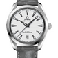 Omega Seamaster Aqua Terra Co Axial Stainless Steel 38 MM - Grey Leather Strap - Silvery Dial - 220.13.38.20.02.001