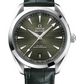 Omega Seamaster Stainless Steel 41 MM - Green Leather Strap - Green Dial - 220.13.41.21.10.001