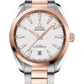 Omega Seamaster Rose Gold 38 MM - Rose Gold And Stainless Steel - Silvery Dial - 220.20.38.20.02.001