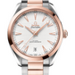 Omega Seamaster Rose Gold and Stainless Steel 41 MM - Rose Gold And Stainless Steel Bracelet - Silvery Dial - 220.20.41.21.02.001