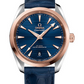 Omega Seamaster Rose Gold 38 MM - Blue Leather Strap - Blue Dial - 220.23.38.20.03.001