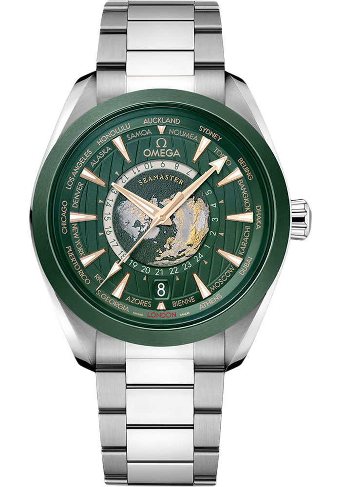 Omega Seamaster Stainless Steel 43 MM - Stainless Steel Bracelet - Green Dial - 220.30.43.22.10.001