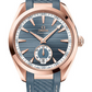 Omega Seamaster Rose Gold 41 MM - Blue-Grey Rubber Strap - Blue-Grey Dial - 220.52.41.21.03.002