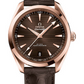 Omega Seamaster Rose Gold 41 MM - Brown Leather Strap - Brown Dial - 220.53.41.21.13.001