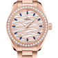 Omega Seamaster Aqua Terra Co Axial Rose Gold 34 MM - Rose Gold Bracelet - Diamond Bezel - Radiant Diamond Dial - 220.55.34.20.99.005