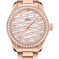 Omega Seamaster Aqua Terra Co Axial Rose Gold 34 MM - Rose Gold Bracelet - Diamond Bezel - Radiant Diamond Dial - 220.55.34.20.99.006