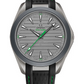 Omega Seamaster Titanium 41 MM - Black and Green Rubber Strap - Titanium Dial - 220.92.41.21.06.003