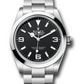 Rolex Stainless Steel Explorer Watch - 40 MM - Oyster Bracelet - Black Arabic Dial - 224270 bkiao