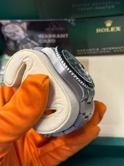 Rolex Titanium Yacht-Master Watch - 42 MM - Oyster Bracelet - Bidirectional Rotatable Bezel - Black Dial - 226627-0001