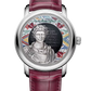 Vacheron Constantin Métiers D' Art White Gold 42 MM - Red Leather Strap -  Buste`D Auguste Artistic Dial - 7620A/000G-B929