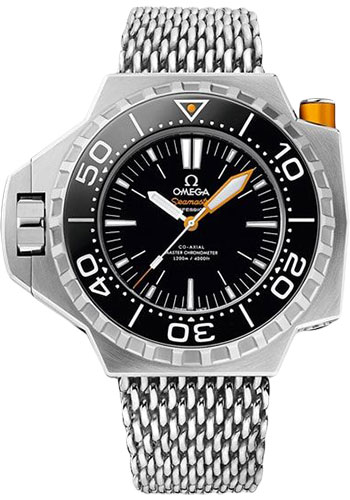 Omega Seamaster Titanium 55 x 48 MM - Titanium Bracelet - Black Dial - 227.90.55.21.01.001  nyc watcher nyc watches