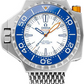 Omega Seamaster Titanium 55 x 48 MM - Titanium Bracelet - White and Blue Dial - 227.90.55.21.04.001 nyc watcher nyc watches