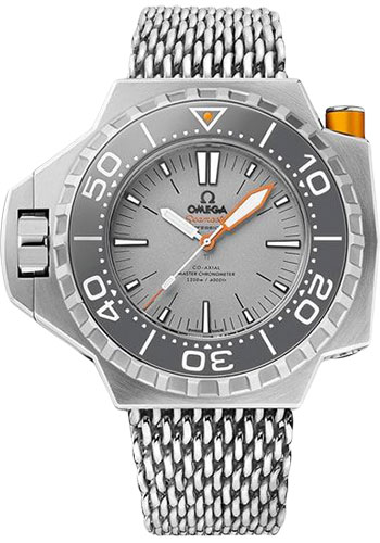 Omega Seamaster Titanium 55 x 48 MM - Titanium Bracelet - Grey Dial - 227.90.55.21.99.001 nyc watcher nyc watches