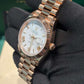 Rolex Presidential Everose Gold Day-Date 40MM - President Bracelet Watch - White Roman Dial - 228235-0032