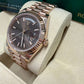 Rolex Presidential Everose Gold Day-Date 40MM - President Bracelet Watch - Chocolate Index Dial - 228235-0053