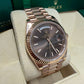 Rolex Presidential Everose Gold Day-Date 40MM - President Bracelet Watch - Chocolate Index Dial - 228235-0053