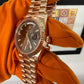 Rolex Presidential Everose Gold Day-Date 40MM - President Bracelet Watch - Chocolate Index Dial - 228235-0053