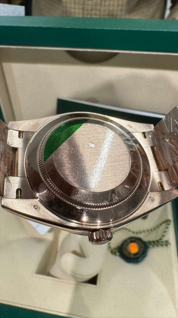 Rolex Presidential Everose Gold Day-Date 40MM - President Bracelet Watch - Olive Roman Dial - 228235-0025