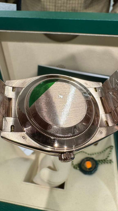 Rolex Presidential Everose Gold Day-Date 40MM - President Bracelet Watch - Olive Roman Dial - 228235-0025