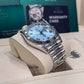 Rolex Presidential Platinum Day-Date 40MM - President Bracelet Watch - Ice Blue Roman Dial - 228236 ibrp