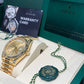 Rolex Presidential Yellow Gold Day-Date 40MM - President Bracelet Watch - Champagne Baguette Diamond Dial - 228238-0005