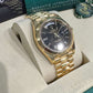 Rolex Presidential Yellow Gold Day-Date 40MM - President Bracelet Watch - Black Baguette Diamond Dial - 228238 bkbdp