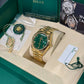 Rolex Presidential Yellow Gold Day-Date 40MM - President Bracelet Watch - Green Roman Dial - 228238-0061