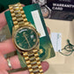 Rolex Presidential Yellow Gold Day-Date 40MM - President Bracelet Watch - Green Roman Dial - 228238-0061