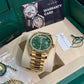 Rolex Presidential Yellow Gold Day-Date 40MM - President Bracelet Watch - Green Roman Dial - 228238-0061