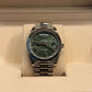 Rolex Presidential White Gold Day-Date 40MM - President Bracelet Watch - Olive Green Bevelled Roman Dial - 228239-0033