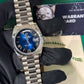 Rolex Day-Date - 40 MM - White Gold - Blue Ombré Dial - 228239-0076