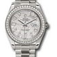 Rolex Presidential White Gold Day-Date 40MM - President Bracelet - Diamond Bezel - Meteorite Baguette Diamond Dial - 228349RBR mtbdp