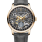 Vacheron Constantin Traditionnelle Rose Gold 41 MM - Black Leather Strap - Skeleton Dial - 4020T/000R-B654