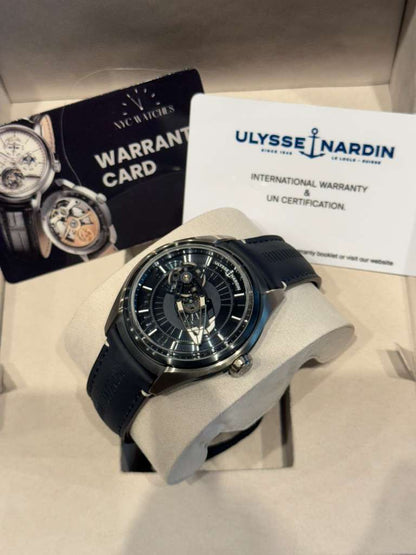 Ulysse Nardin Freak Titanium 43 MM - Blue Leather Strap - Blue Dial - 2303-270.1/03