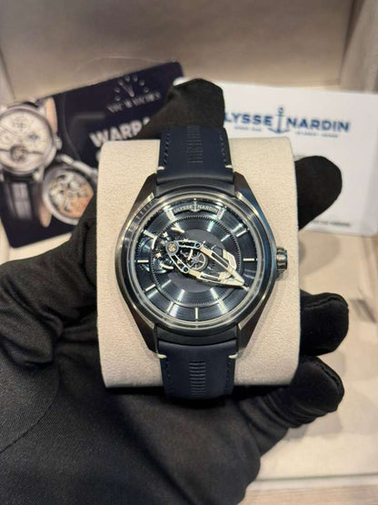 Ulysse Nardin Freak Titanium 43 MM - Blue Leather Strap - Blue Dial - 2303-270.1/03