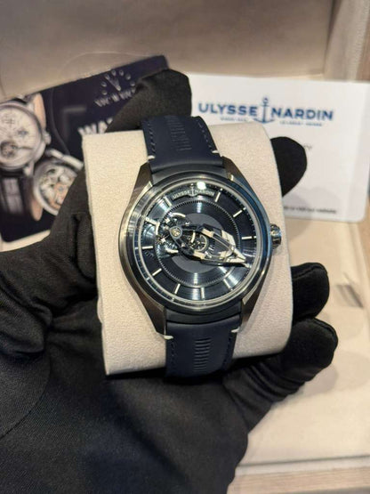Ulysse Nardin Freak Titanium 43 MM - Blue Leather Strap - Blue Dial - 2303-270.1/03