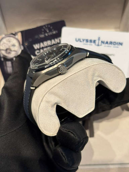 Ulysse Nardin Freak Titanium 43 MM - Blue Leather Strap - Blue Dial - 2303-270.1/03