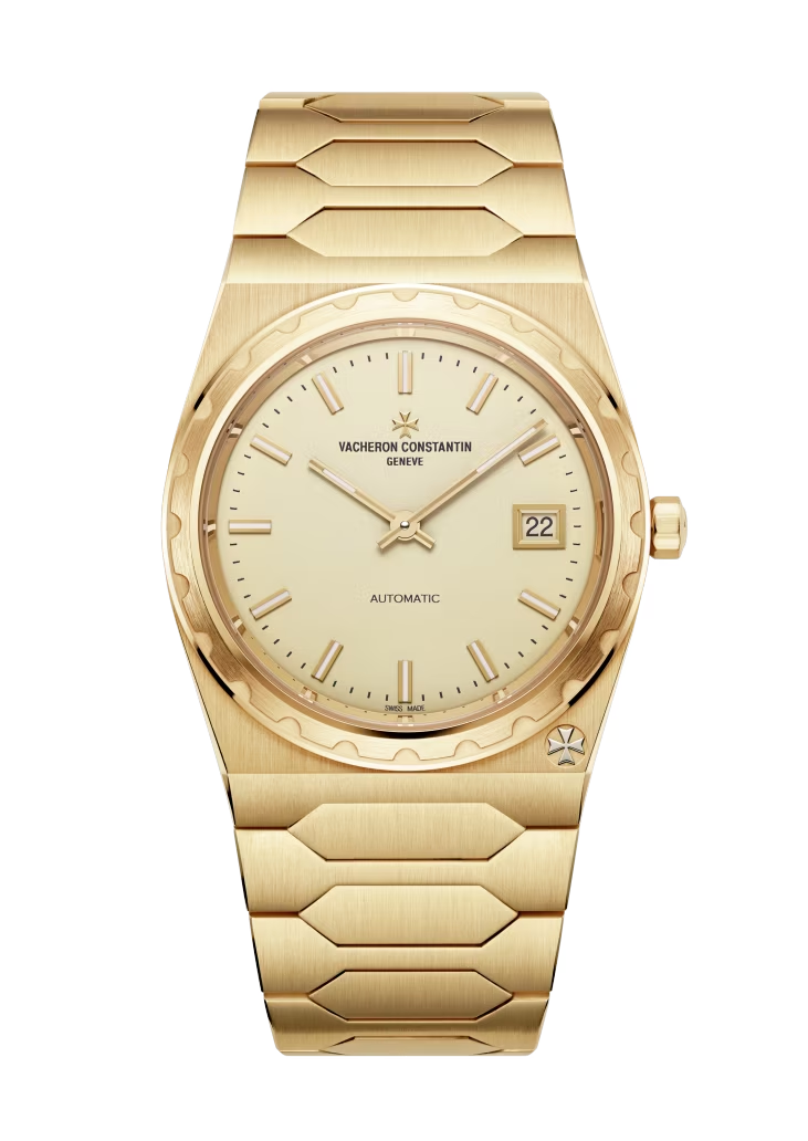 Vacheron Constantin Historiques 222 Yellow Gold 37 MM - Yellow Gold Bracelet - Beige Dial - 4200H/222J-B935