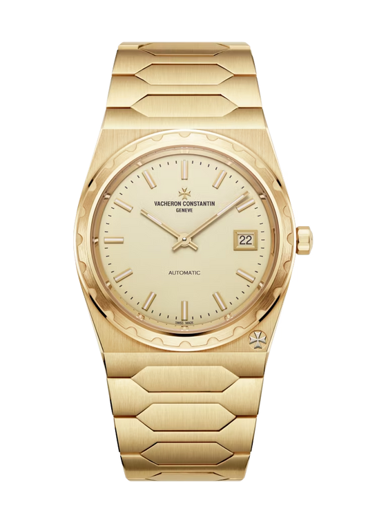 Vacheron Constantin Historiques 222 Yellow Gold 37 MM - Yellow Gold Bracelet - Beige Dial - 4200H/222J-B935