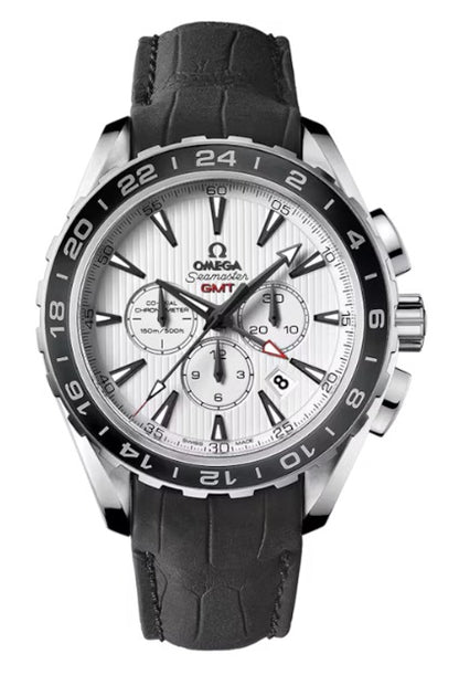 Omega Seamaster Aquaterra 44 MM - Stainless Steel - Leather Bracelet - White Dial - 231.13.44.52.04.001