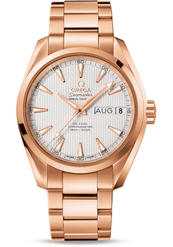 Omega Seamaster Rose Gold 38.5 MM - Rose Gold Bracelet - Silver Dial - 231.50.39.22.02.001 nyc watcher nyc watches