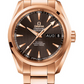 Omega Seamaster Rose Gold 38.5 MM - Rose Gold Bracelet - Chocolate Brown Dial - 231.50.39.22.06.001 nyc watcher nyc watches