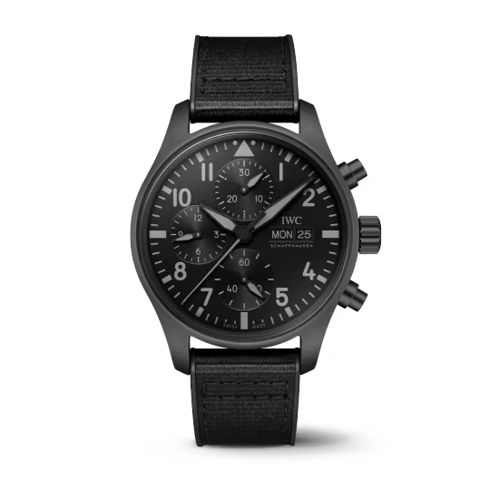 IWC Pilot's - Ceratanium - Chronograph - 41 MM - Black Dial - IW388106  nyc watcher nyc watches