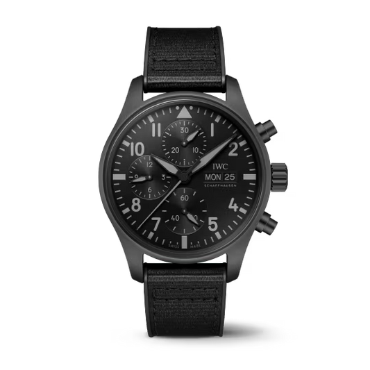 IWC Pilot's - Ceratanium - Chronograph - 41 MM - Black Dial - IW388106  nyc watcher nyc watches