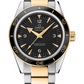 Omega Seamaster Stainless Steel and Yellow Gold 41 MM - Stainless Steel and Yellow Gold Bracelet - Black Dial - 233.20.41.21.01.002 nyc watcher nyc watches