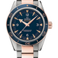 Omega Seamaster Titanium and Rose Gold 41 MM - Titanium and Rose Gold Bracelet - Blue Dial - 233.60.41.21.03.001 nyc watcher nyc watches