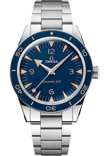 Omega Seamaster Stainless Steel 41 MM - Stainless Steel Bracelet - Blue Dial -  234.30.41.21.03.001 nyc watcher nyc watches