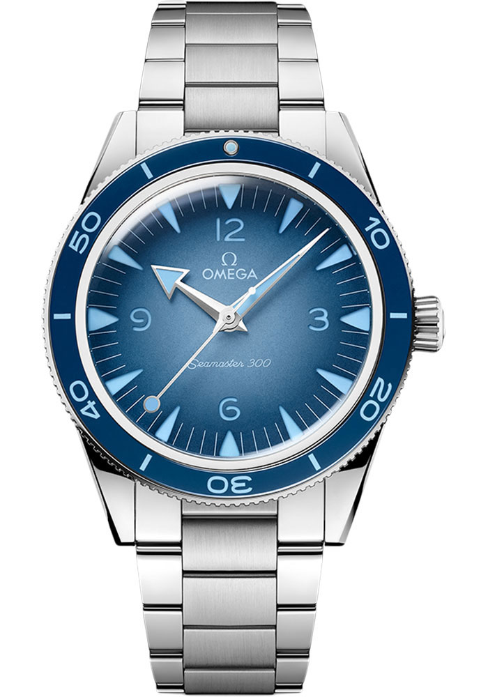 Omega Seamaster Stainless Steel 41 MM - Stainless Steel Bracelet - Blue Dial - 23430412103002  nyc watcher nyc watches