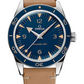 Omega Seamaster Stainless Steel 41 MM - Brown Leather Strap - Blue Dial - 234.32.41.21.03.001 nyc watcher nyc watches